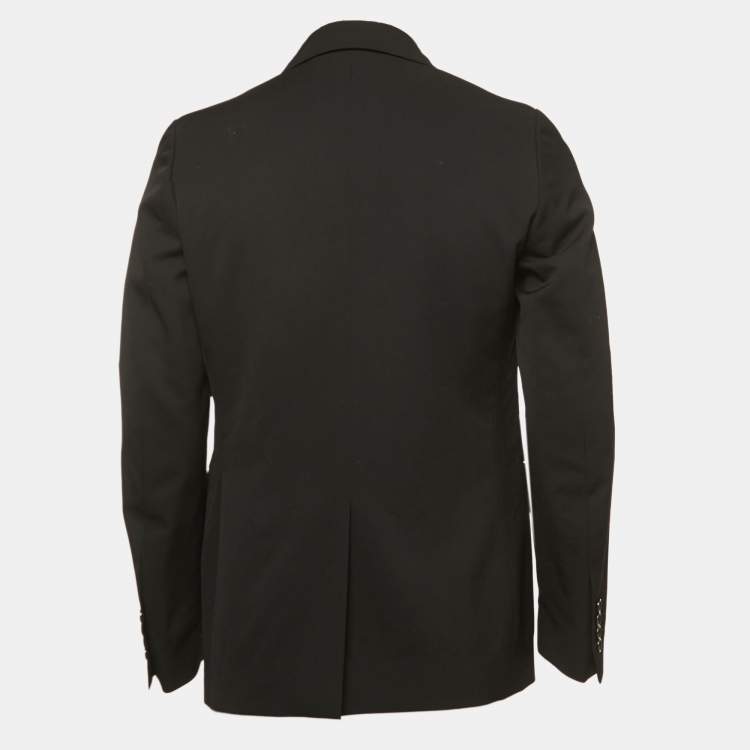 Pre Owned Dior Black Wool Double Breasted Blazer M
