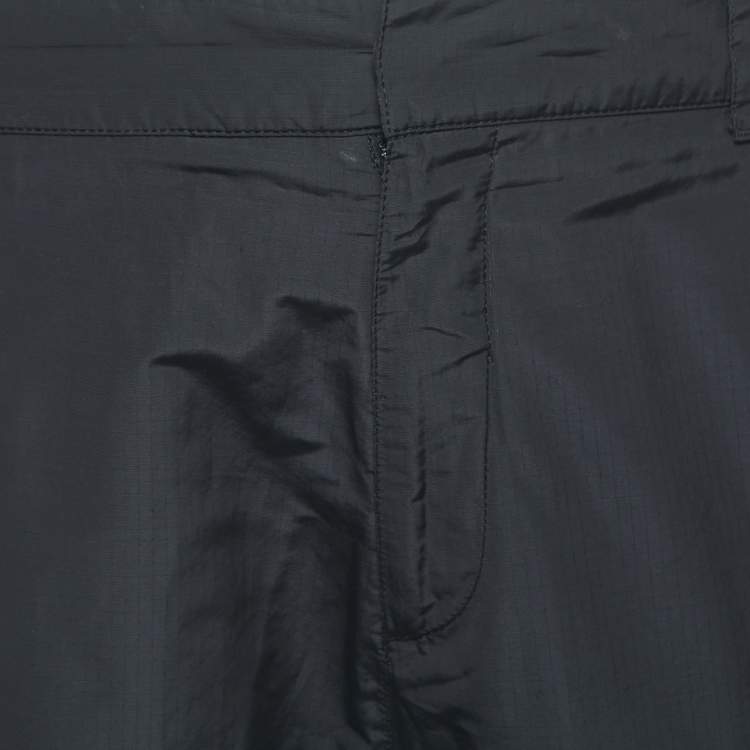 Pre Owned Dior Homme Black Nylon Blend Cargo Pants L