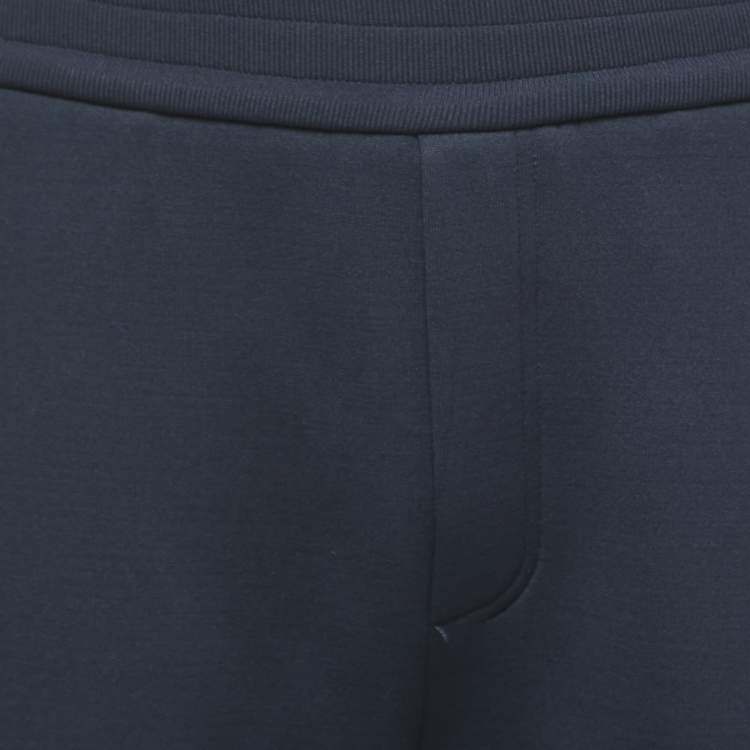 Pre Owned Dior Navy Blue Jersey Jogger Pants M