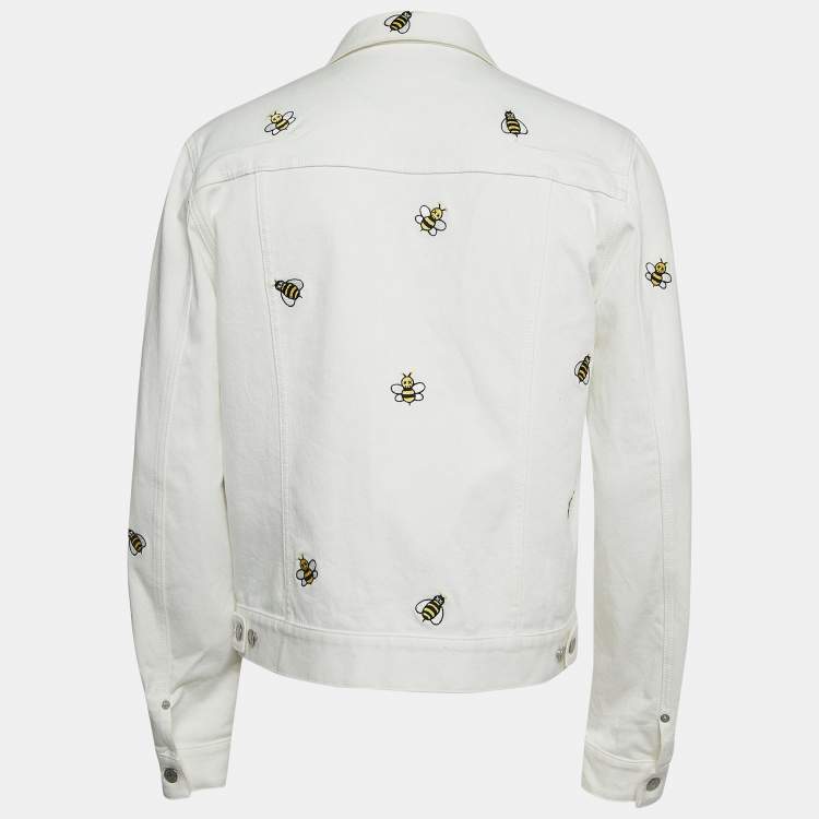 Dior X Kaws White Bee Embroidered Denim Jacket 2XL Dior | TLC