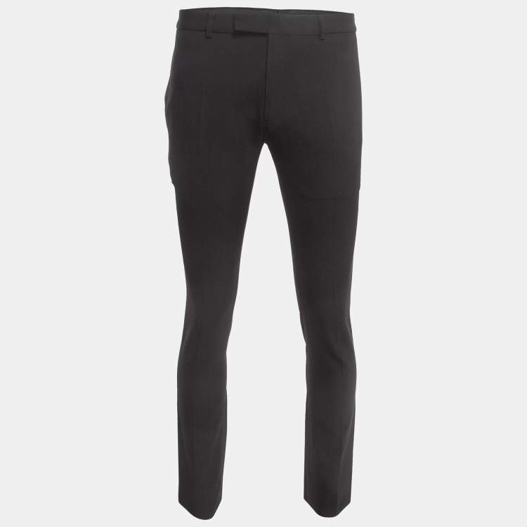 Dior Homme Black Tailored Trousers XL Dior
