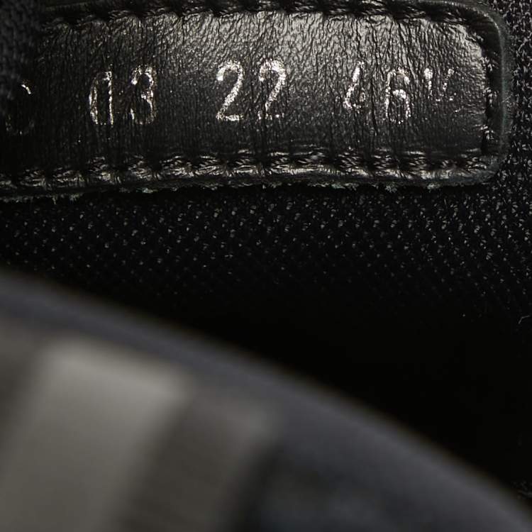 Pre Owned Dior Black Mesh and Leather B22 Sneakers Size 46.5
