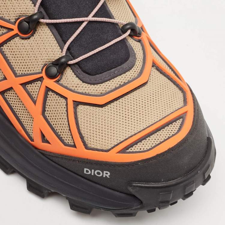 Pre Owned Dior Multicolor Mesh and Leather B31 Runner Chunky Sneakers Size 43