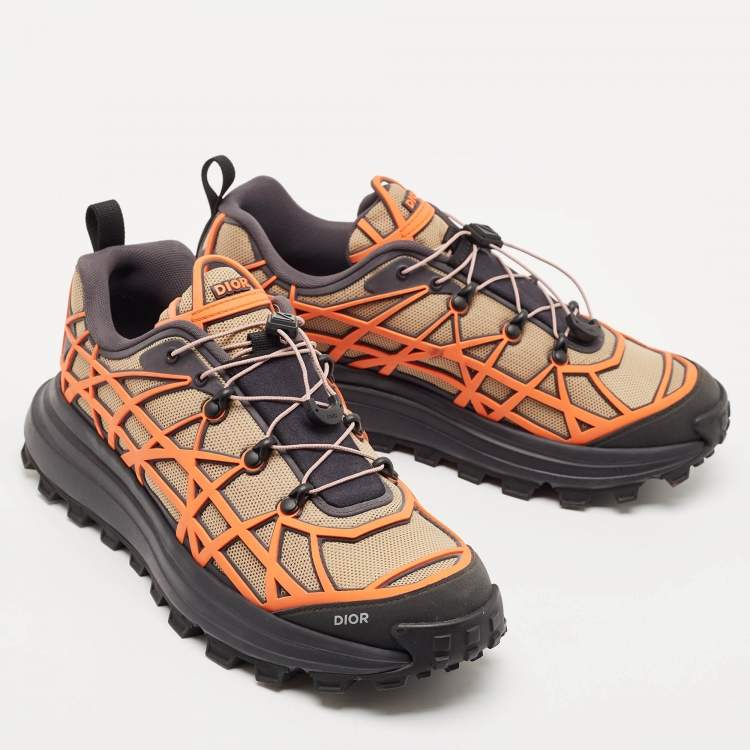 Pre Owned Dior Multicolor Mesh and Leather B31 Runner Chunky Sneakers Size 43