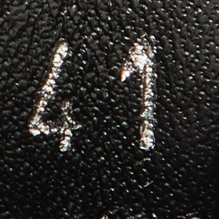 Pre Owned Dior Black Leather and Oblique Laser B27 Low Top Sneakers Size 41