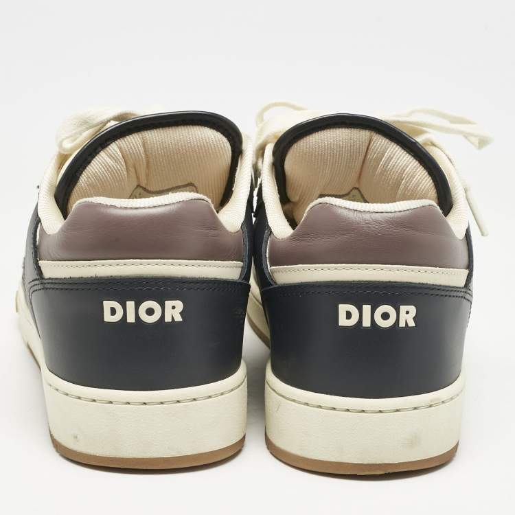 Pre Owned Dior Multicolor Canvas and Leather B27 Low Top Sneakers Size 42
