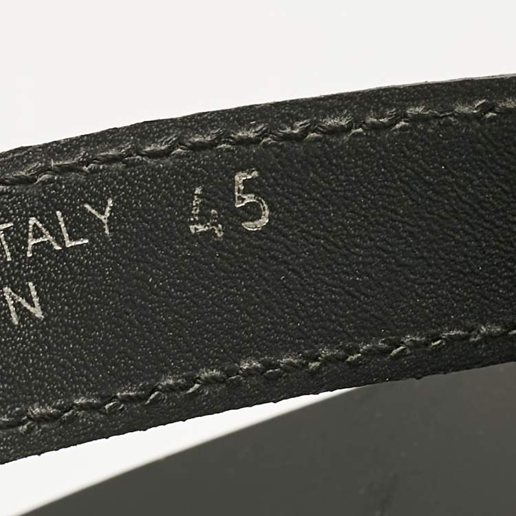 Pre Owned Dior Black Leather Thong Flat Sandals Size 45