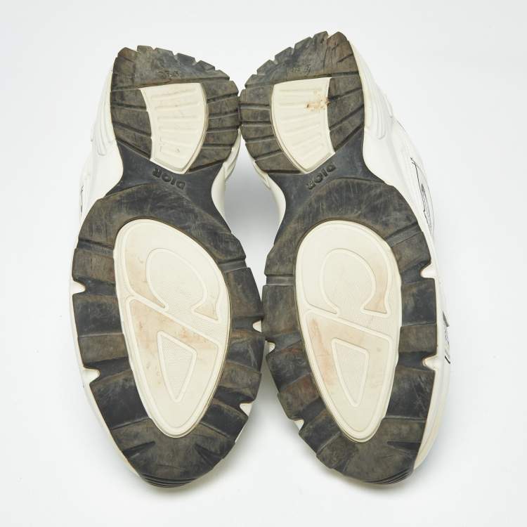 Pre Owned Dior Tricolor Mesh and Rubber B30 Sneakers Size 43.5