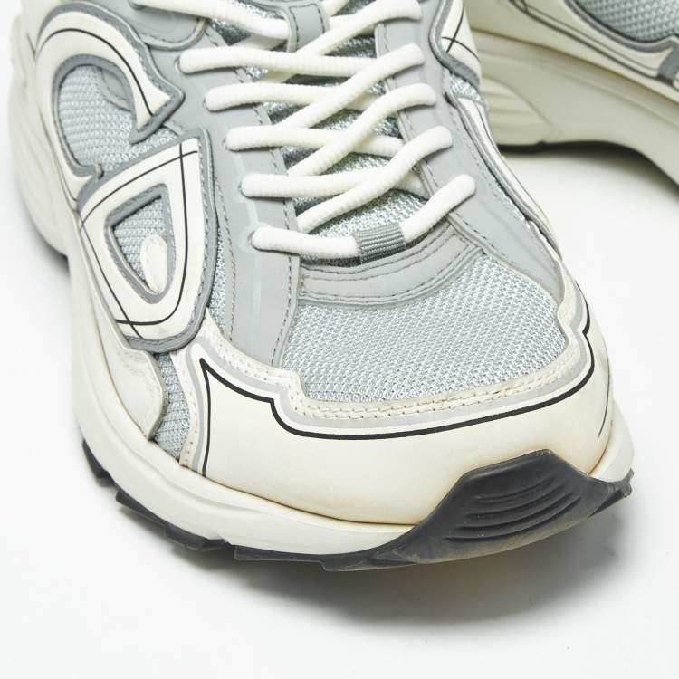 Pre Owned Dior Tricolor Mesh and Rubber B30 Sneakers Size 43.5