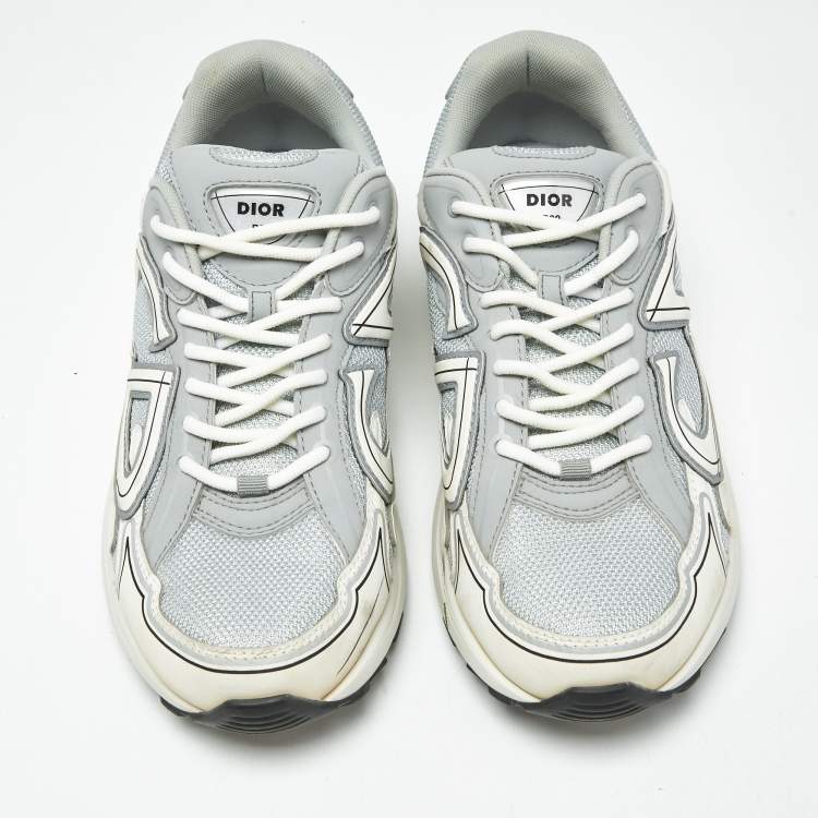 Pre Owned Dior Tricolor Mesh and Rubber B30 Sneakers Size 43.5