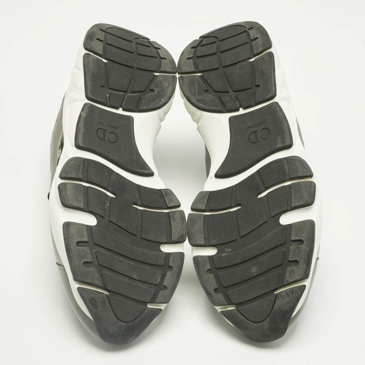 Pre Owned Dior Multicolor Mesh and Leather B22 Sneakers Size 44