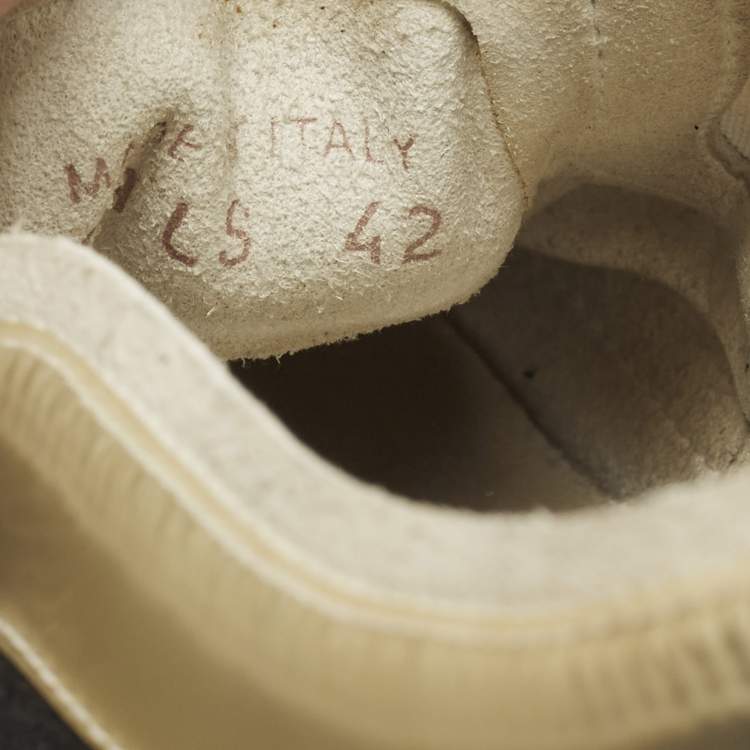 Pre Owned Dior B23 Size 42 Black Canvas and Rubber Slip On Sneakers