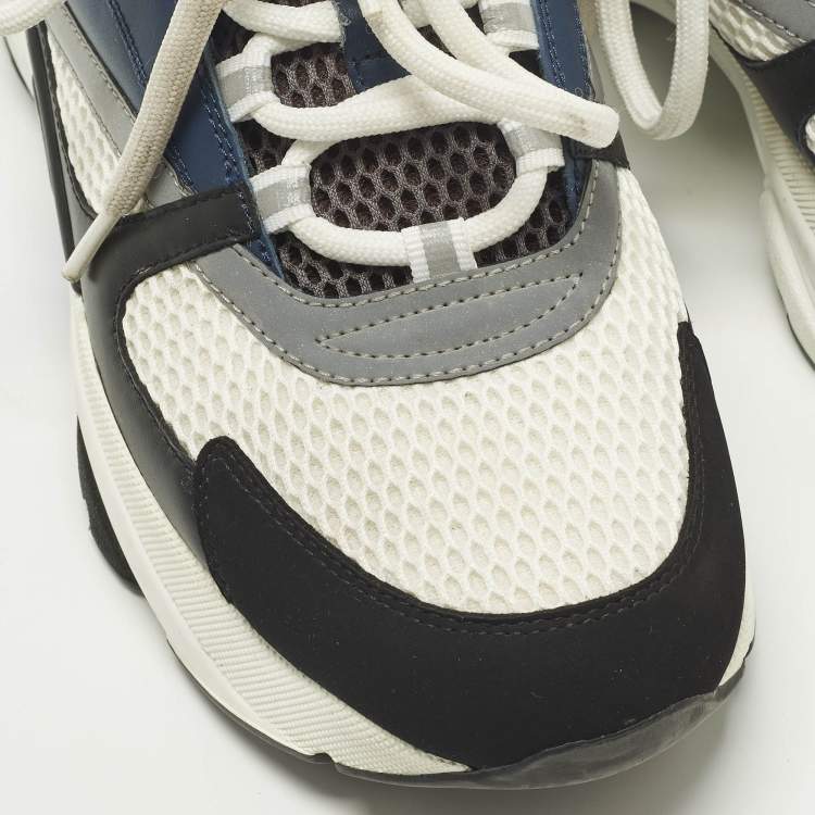 مملوكة مسبقًا Dior B22 Size 43 Multicolor Leather and Mesh Low Top Sneakers