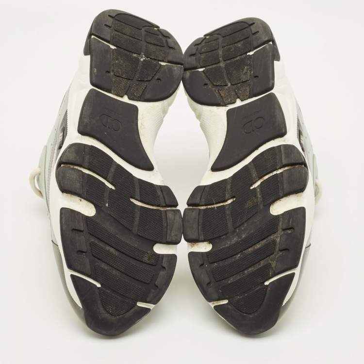 Pre Owned Dior B22 Size 44.5 Multicolor Leather and Mesh Low Top Sneakers