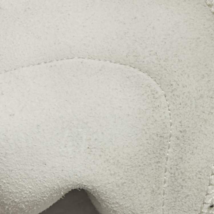 Pre Owned Dior B23 Size 47 Grey Mesh and Rubber High Top Sneakers