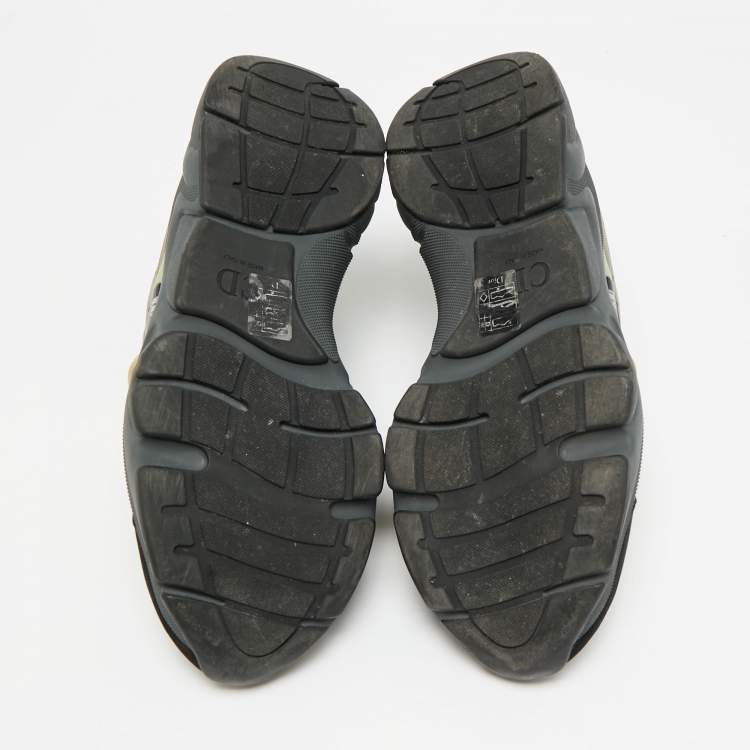 Pre Owned Dior B22 Size 42 Multicolor Leather and Mesh Low Top Sneakers