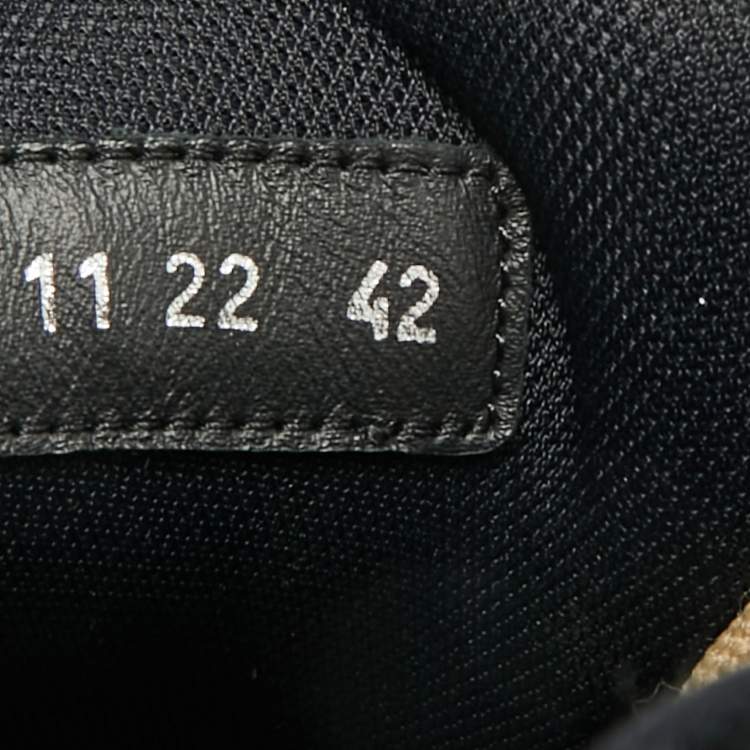 Pre Owned Dior B22 Size 42 Multicolor Leather and Mesh Low Top Sneakers