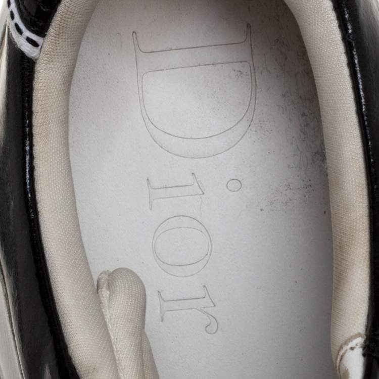 Pre Owned Dior Tricolor Suede Leather Low Top Sneakers Size 39