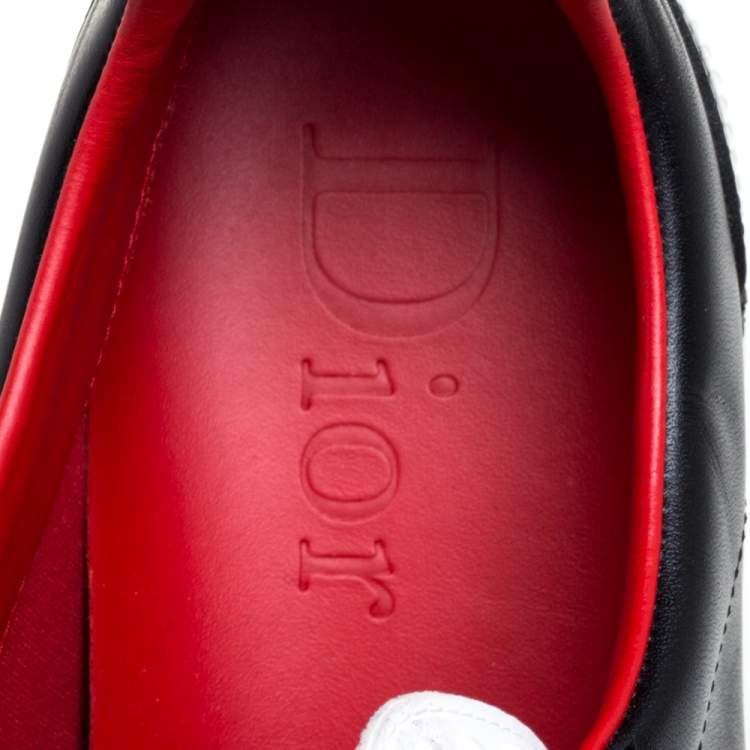 Pre Owned Dior Homme Tri Color Leather And Suede B01 Low Top Sneakers Size 45