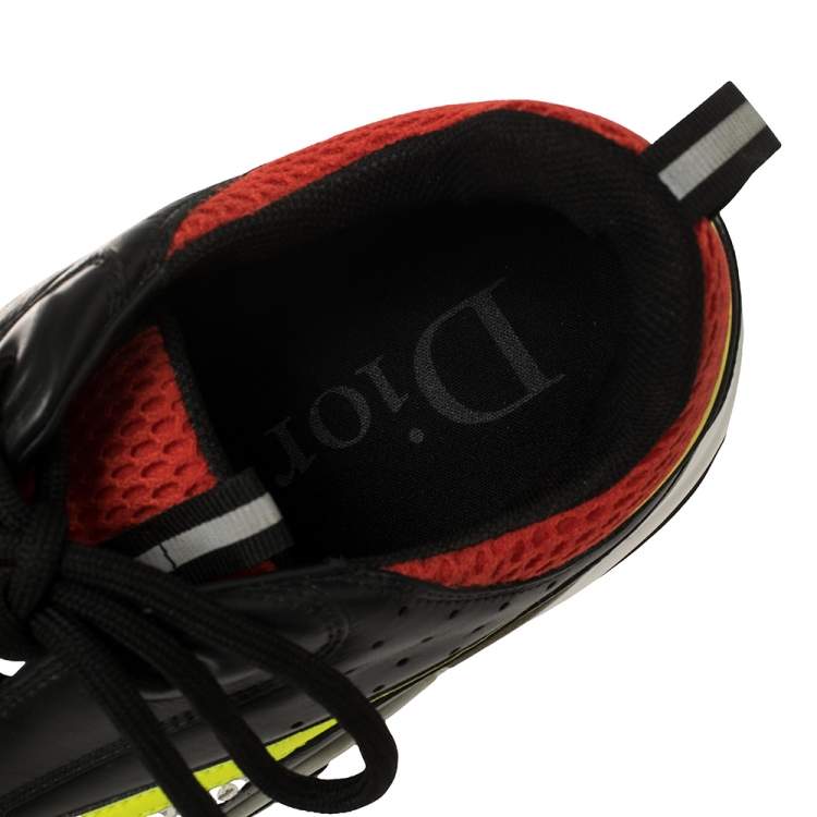 مملوكة مسبقًا Dior Multicolor Mesh And Leather B22 Runner Low Top Sneakers Size 44