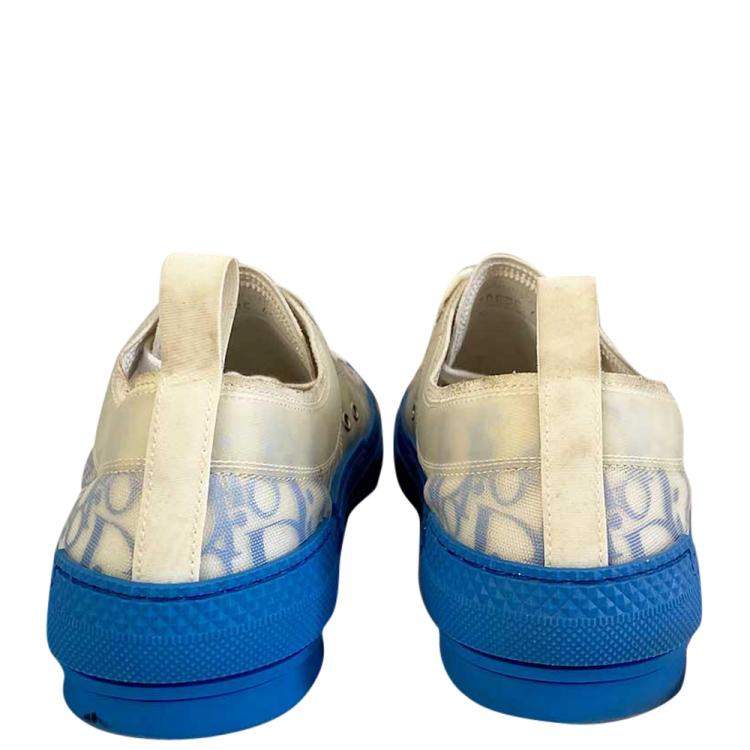 Pre Owned Dior Blue Low Top B23 Sneakers Size EU 40