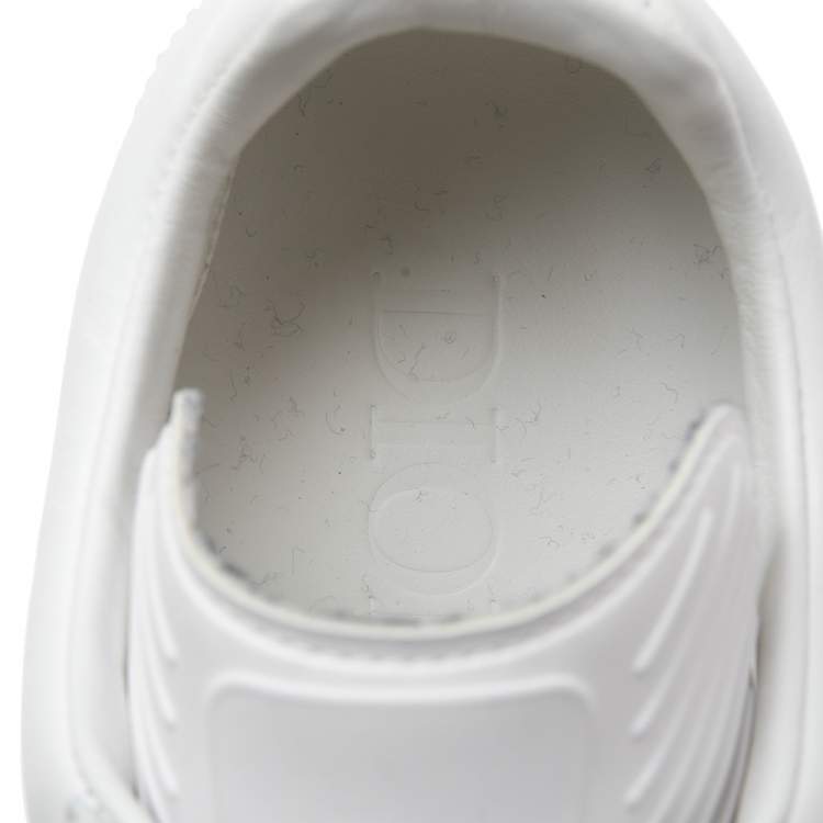 Pre Owned Dior White/Grey Suede And Leather B01 Low Top Sneakers Size 40