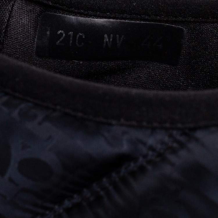 Pre Owned Dior Black Nylon And Leather Low Top Sneakers Size 44