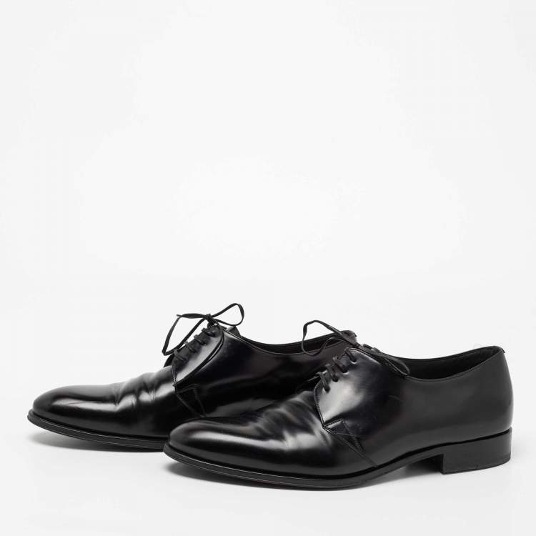 Dior Timeless Derby Shoe Black Patent Calfskin