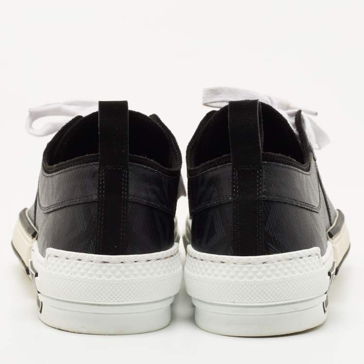 Pre Owned Dior Black Canvas Walk'n'Dior Low Top Sneakers Size 42