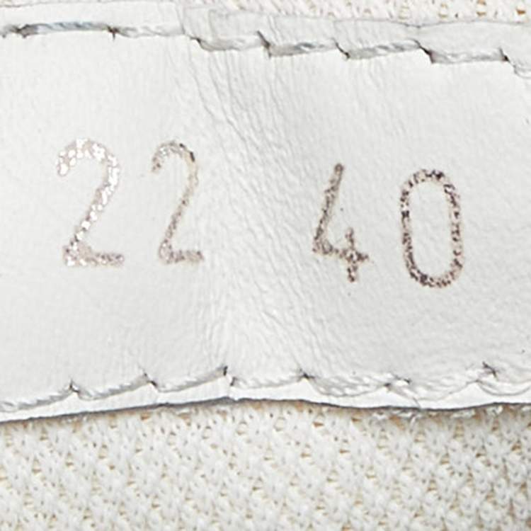 Pre Owned Dior Grey Oblique Mesh and Suede B25 Sneakers Size 40