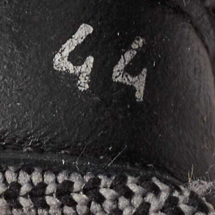 Pre Owned Dior Black Knit Fabric B21 High Top Sneakers Size 44