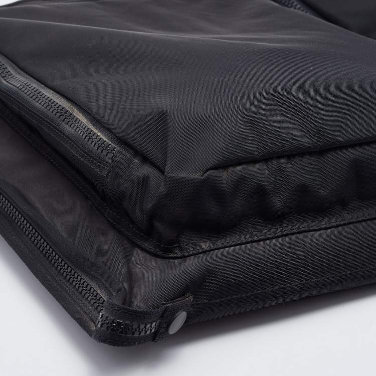 Pre Owned DKNY Black Nylon Garment Luggage Travel Bag