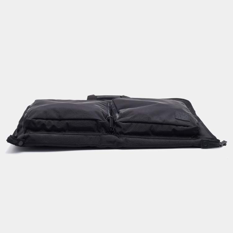 Pre Owned DKNY Black Nylon Garment Luggage Travel Bag