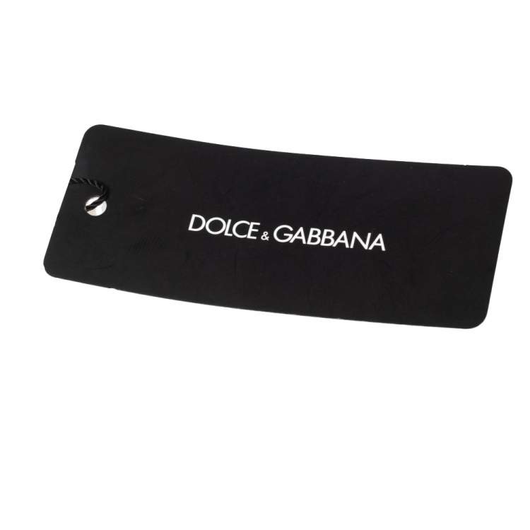 Pre Owned Dolce & Gabbana Black Logo Embroidered Cotton Baseball Cap (57)