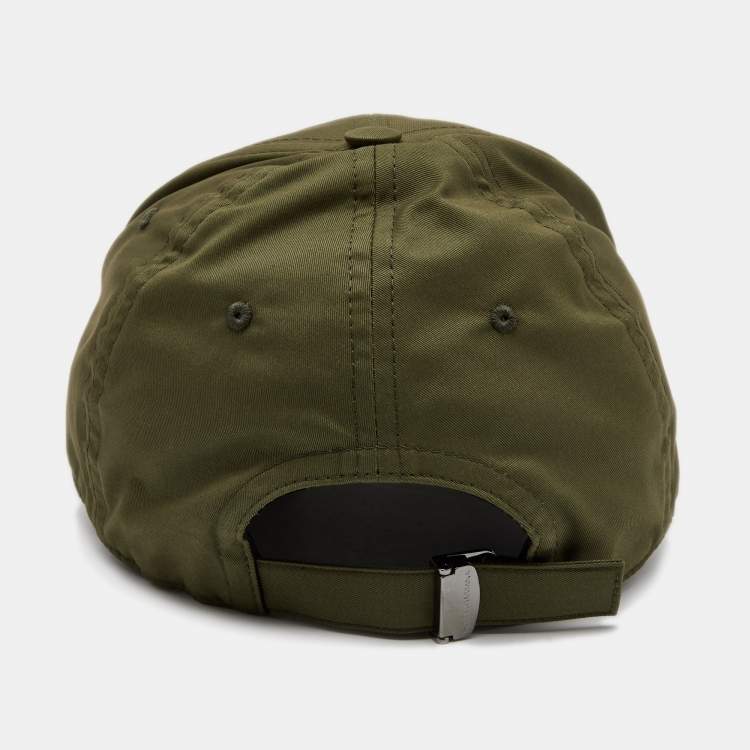 Pre Owned Dolce & Gabbana Khaki Green Cotton Baseball Cap 