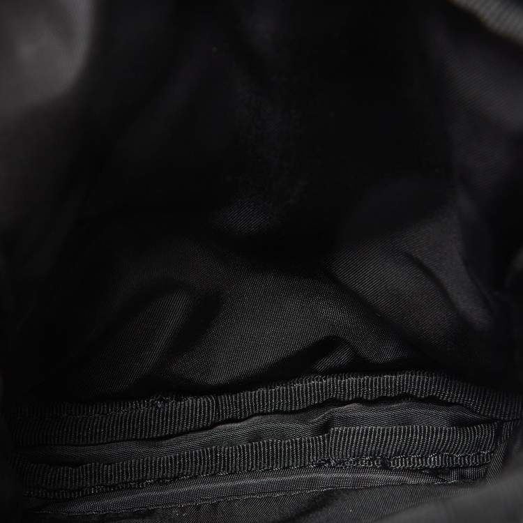 Pre Owned Dolce & Gabbana Black Nylon Logo Crossbody Bag