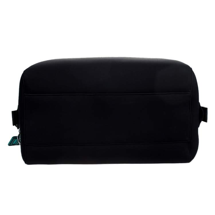 Pre Owned Dolce & Gabbana Black Neoprene Carabiner Clip Holdall Duffle Bag