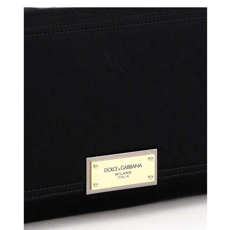 Pre Owned Dolce & Gabbana Black Nylon Shoulder Bag
