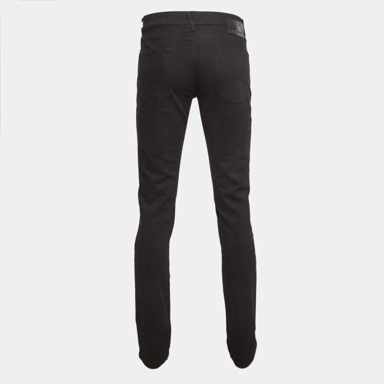 Pre Owned Dolce & Gabbana Black Denim Stretch Jeans XL Waist 36"