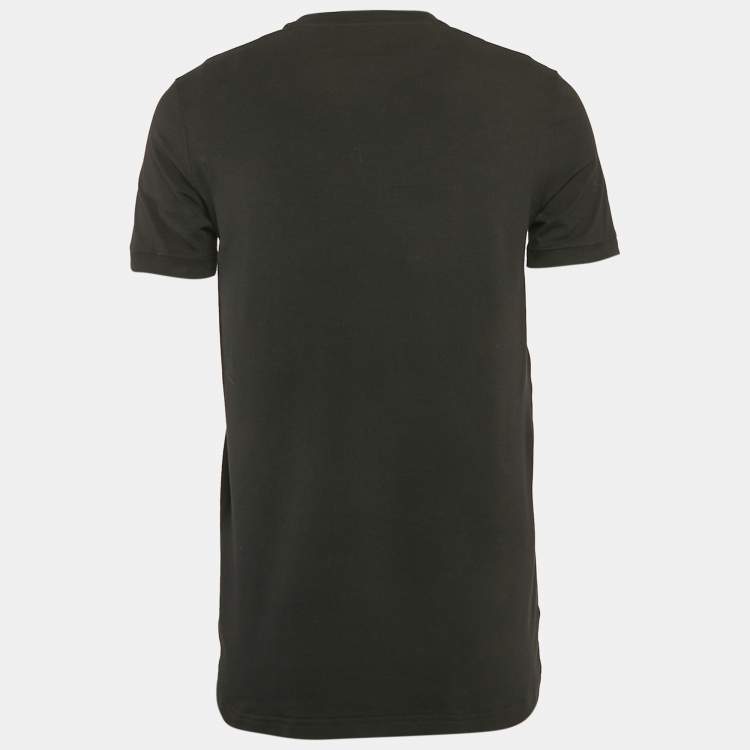 Pre Owned Dolce & Gabbana Underwear Black Cotton Crewneck T-Shirt L