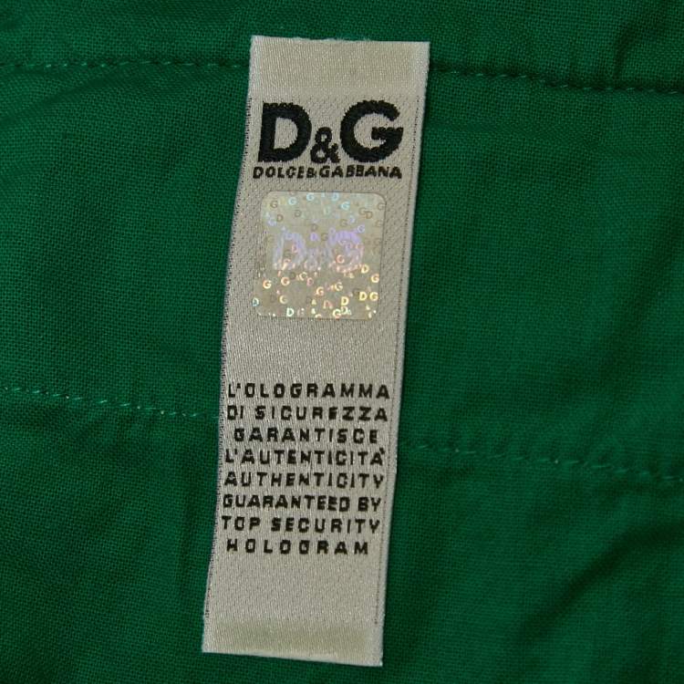Pre Owned Dolce & Gabbana Green Camouflage Linen Cargo Shorts XXXL