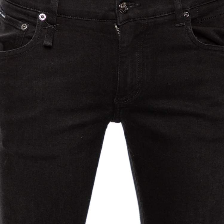 مملوكة مسبقًا Dolce & Gabbana Black Denim Jeans S