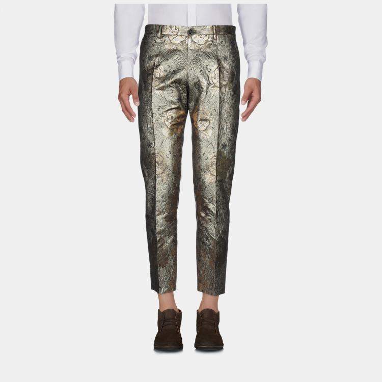 Pre Owned Dolce & Gabbana Polyester Pants 46
