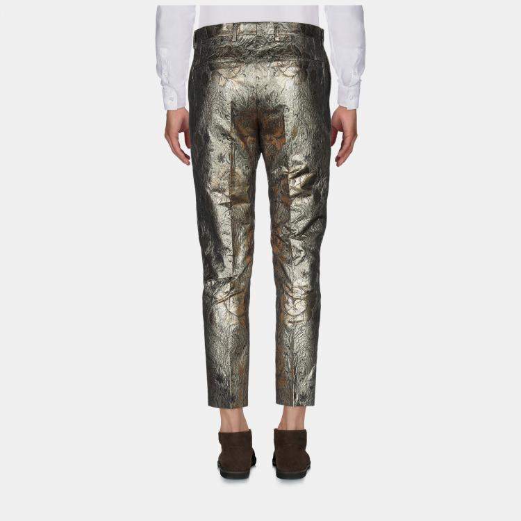 Pre Owned Dolce & Gabbana Polyester Pants 46