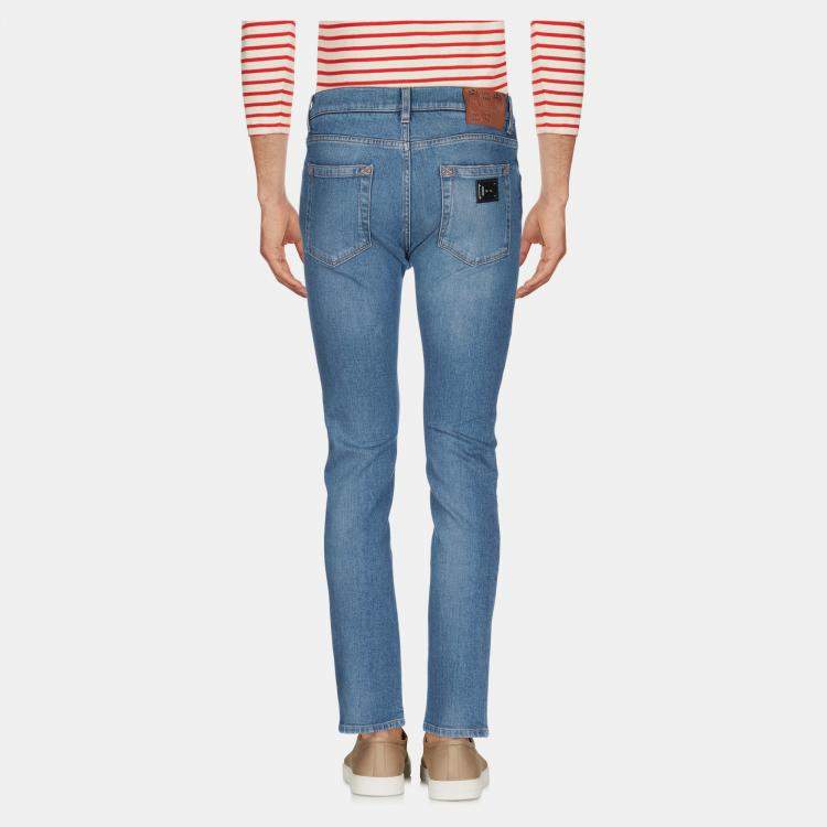Pre Owned Dolce & Gabbana Cotton Jeans 44