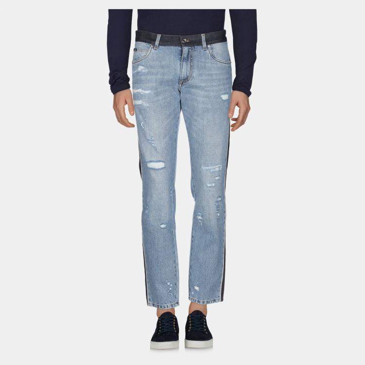 Pre Owned Dolce & Gabbana Cotton Jeans 52