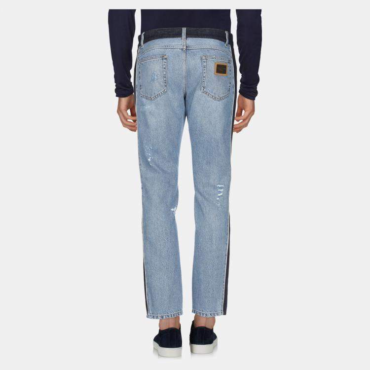 Pre Owned Dolce & Gabbana Cotton Jeans 52