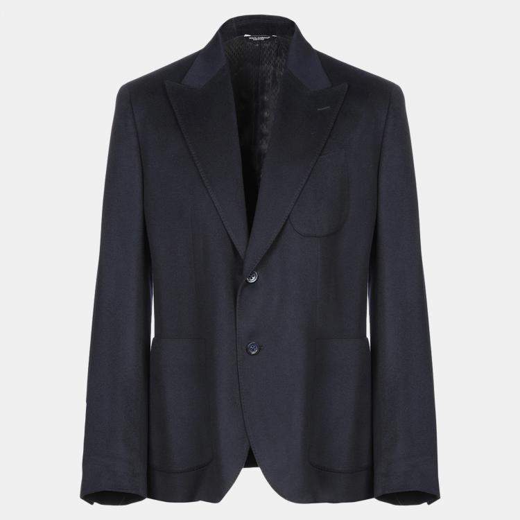 Pre Owned Dolce & Gabbana Cashmere Blazer 46