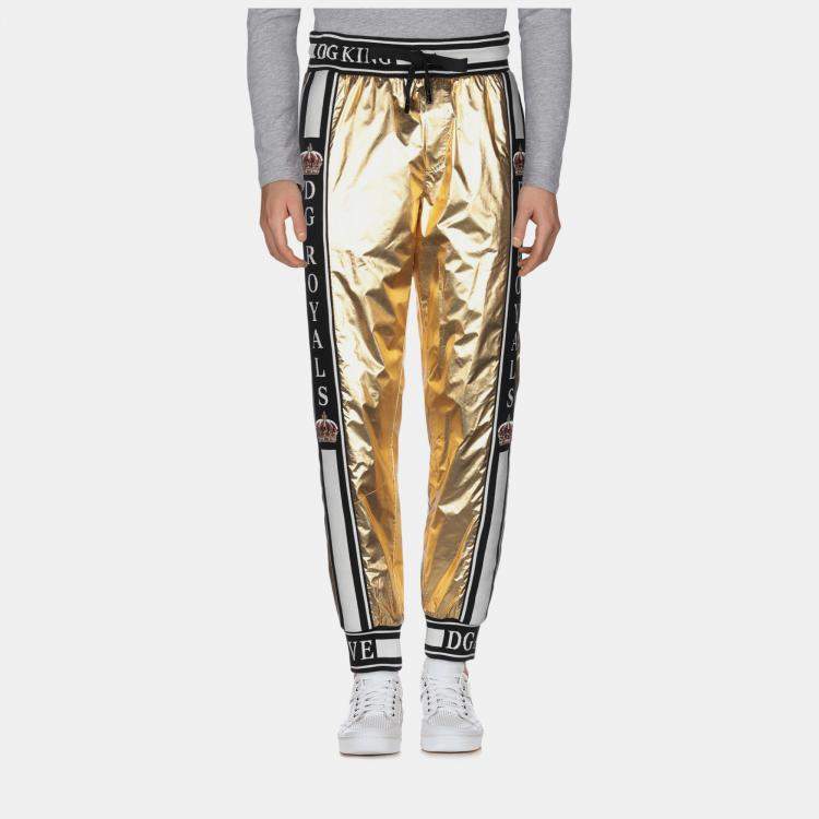 Pre Owned Dolce & Gabbana Polyester Pants 48