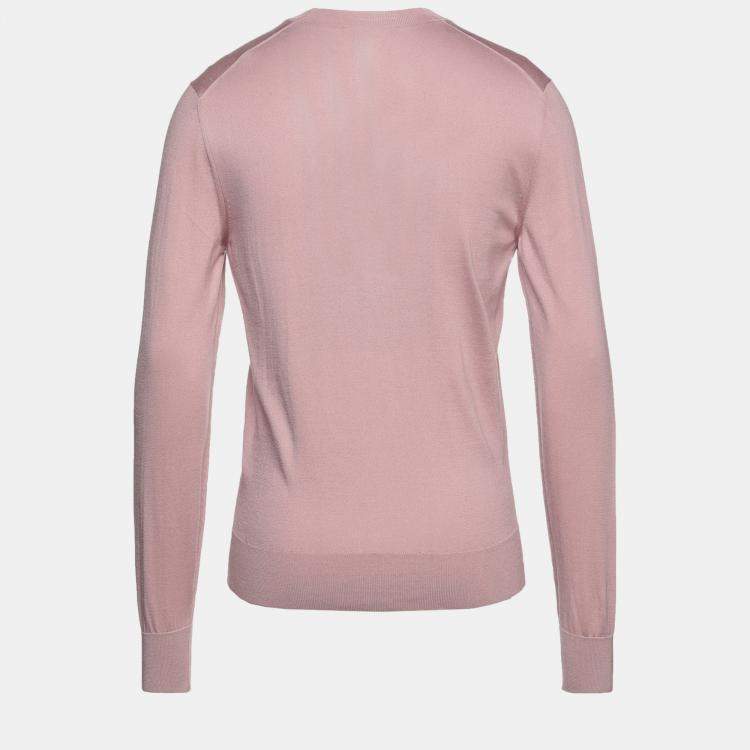 Pre Owned Dolce & Gabbana Silk Sweater IT 46